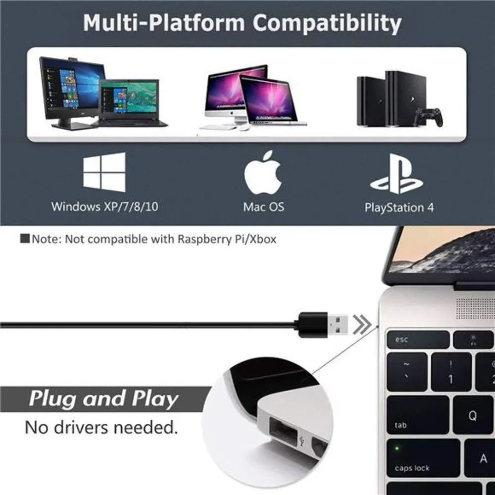 USB Microphone, Computer PC Microphone with Mute Button for Streaming,Podcasting